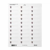 ÉTIQUETTE NARRAGANSETT TURKEY (Feuille entière)