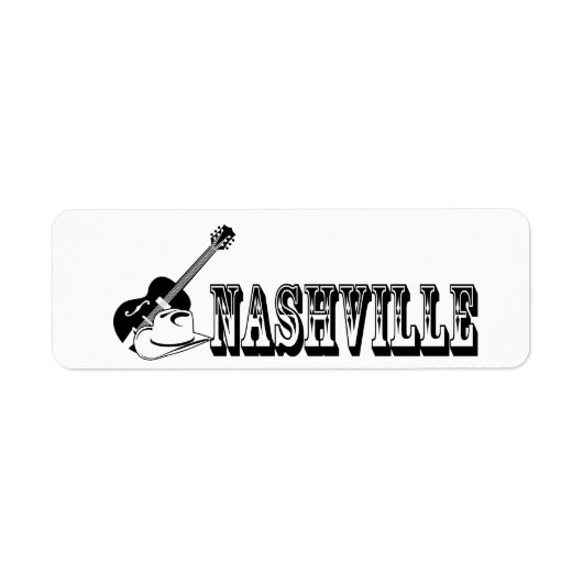Étiquette Nashville (Devant)