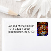 Étiquette Nativité de la Nativité de Verre Trait Retourner A (En situation)