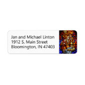 Étiquette Nativité de la Nativité de Verre Trait Retourner A (Devant)