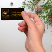 Étiquette Nativité de Noël Saint Famille Adresse religieuse