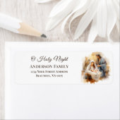 Étiquette Nativité et Noël Carol O Holy Night (En situation)