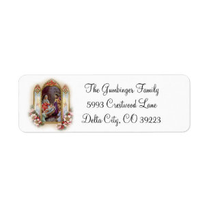 Étiquette Nativité Jésus Mary Joseph de Noël