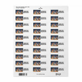 Étiquette Nativité Noël (Feuille entière)