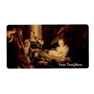 Étiquette Nativity - Holy Night - Correggio