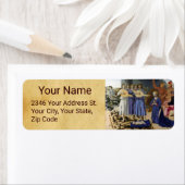 Étiquette NATIVITY OF JESUS, ANGELS by PIERO DELLA FRANCESCA (En situation)