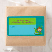 Étiquette Nature Lover Frog Faune (En situation)