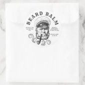 Étiquette nautique Beard Balm fait maison (Sac)