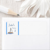 Étiquette Nautique du bateau à voile Litte (En situation)