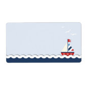 Étiquette Navires Ahoy ! Badge d'identification (Devant)