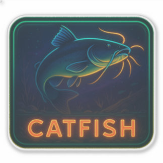 Étiquette Neon CATFISH