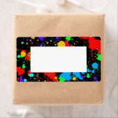 Étiquette Néon, Peinture, Personnalisé (En situation)