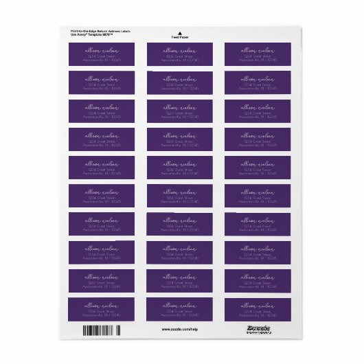 Étiquette Nettoyer Simple Minimal informel Décontracté foncé (Feuille entière)