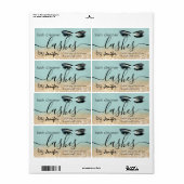 Étiquette Nettoyeur à éclair à évier d'or (Feuille entière)