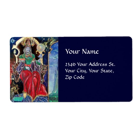 Étiquette NEUROMANCER Magicien Roi (Devant)