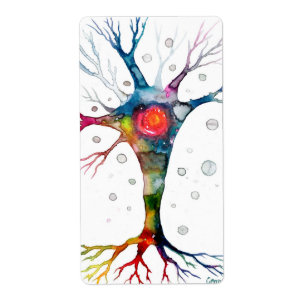 Étiquette neurone pyramidal dans le néocortex
