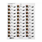 Étiquette Nevermore - Raven & Moon par Poe (Feuille entière)