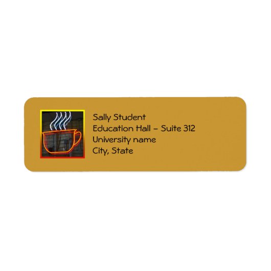 Étiquette New College Freshman (Devant)