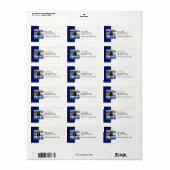 Étiquette New York City Skyline 8 Photo Collage (Feuille entière)