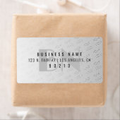 Étiquette N'importe quel logo en mosaïque | Gradient gris Ad (En situation)