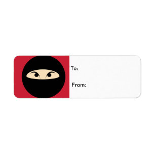 Étiquette Ninja font face