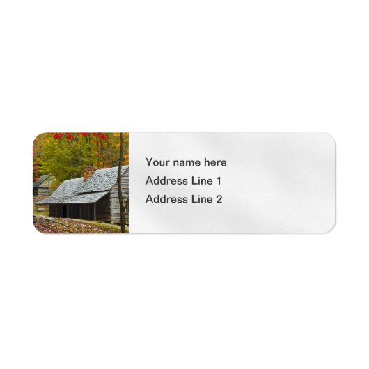 Étiquette Noah "Bud" Ogle Cabine dans les Smokies (Devant)