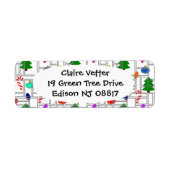 Étiquette Noël (Devant)