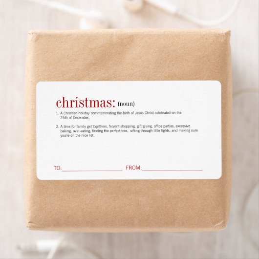 Étiquette Noël (En situation)