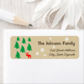 Étiquette noël (En situation)