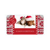 Étiquette Noël (Devant)