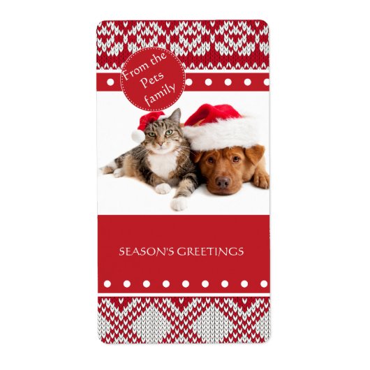 Étiquette Noël (Devant)