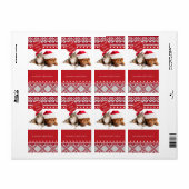 Étiquette Noël (Feuille entière)