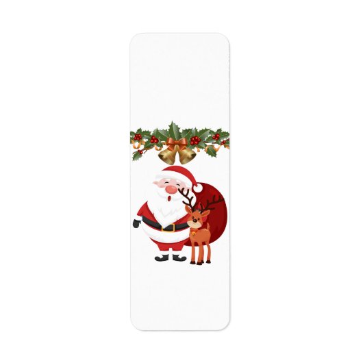 ÉTIQUETTE NOËL (Devant)