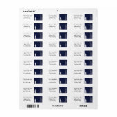 Étiquette Noël À Philadelphie (Feuille entière)