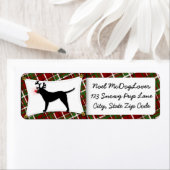 Étiquette Noël aux rennes de la baie de Chesapeake (En situation)