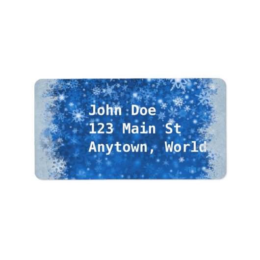 Étiquette Noël classique (Devant)