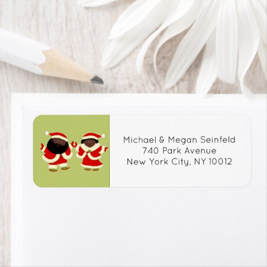 Étiquette Noël couple (En situation)