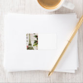 Étiquette Noël des millésimes à Paris (En situation)