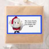 Étiquette Noël élégant (En situation)