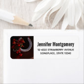 Étiquette Noël équestre pendre en fer à cheval Photo (En situation)