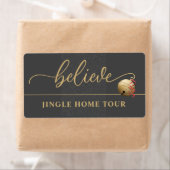 ÉTIQUETTE NOËL JINGLE HOME TOUR (En situation)