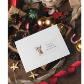 Étiquette Noël Kangaroo, personnalisable