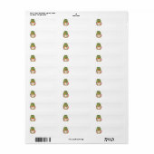 Étiquette Noël maltais (Feuille entière)