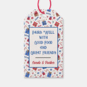 Étiquette Noël pour cadeau de bouteille de boisson (Devant)