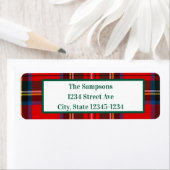 Étiquette Noël rempli (En situation)