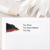 Étiquette Noël Rottweiler (En situation)