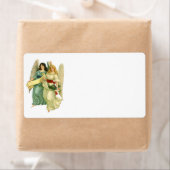 Étiquette Noël Vintage, Angélique Victorien (En situation)