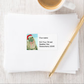 Étiquette Noël Walrus (En situation)