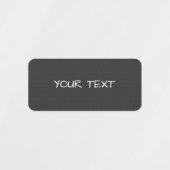 Étiquette - noir arrière - plan moderne (Design 1)