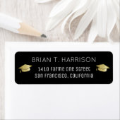 Étiquette noir de diplôme (En situation)